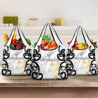 New Zealand WC2026 White Grocery Bag Silver Fern