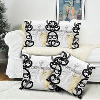 New Zealand WC2026 White Pillow Cover Silver Fern