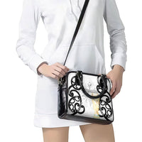New Zealand WC2026 White Shoulder Handbag Silver Fern