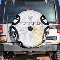 New Zealand WC2026 White Spare Tire Cover Silver Fern