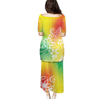 Polynesia Puletasi Plumeria Reggae Curves LT7 - Polynesian Pride