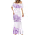 Polynesia Mermaid Dress Plumeria Lavender Curves LT7 - Polynesian Pride