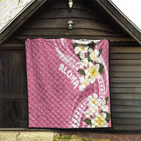 Aloha Hawaii Festive Quilt Frangipani Lace Classic - Rosy LT7 - Polynesian Pride
