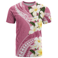 Aloha Hawaii Festive T Shirt Frangipani Lace Classic - Rosy