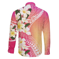 Aloha Hawaii Festive Family Matching Long Sleeve Bodycon Dress and Hawaiian Shirt Frangipani Lace Classic - Spring Vibes