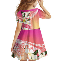 Aloha Hawaii Festive Family Matching Off The Shoulder Long Sleeve Dress and Hawaiian Shirt Frangipani Lace Classic - Spring Vibes LT7 - Polynesian Pride