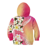 Aloha Hawaii Festive Kid Hoodie Frangipani Lace Classic - Spring Vibes