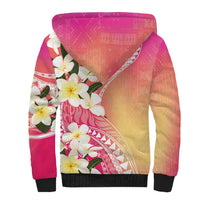 Aloha Hawaii Festive Sherpa Hoodie Frangipani Lace Classic - Spring Vibes