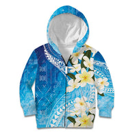 Aloha Hawaii Festive Kid Hoodie Frangipani Lace Classic - Oceanic