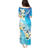 Aloha Hawaii Festive Puletasi Frangipani Lace Classic - Oceanic