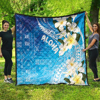 Aloha Hawaii Festive Quilt Frangipani Lace Classic - Oceanic LT7 - Polynesian Pride