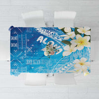 Aloha Hawaii Festive Tablecloth Frangipani Lace Classic - Oceanic