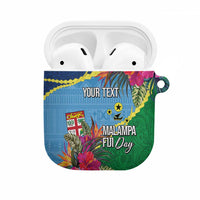 Personalized Malampa Fiji Day Together We Grow AirPods Case Special Tapa Mix - Polynesian Pride