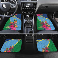 Personalized Malampa Fiji Day Together We Grow Car Mats Special Tapa Mix - Polynesian Pride