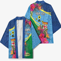 Personalized Malampa Fiji Day Together We Grow Kimono Special Tapa Mix - Polynesian Pride
