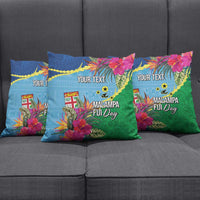 Personalized Malampa Fiji Day Together We Grow Pillow Cover Special Tapa Mix - Polynesian Pride