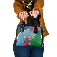 Personalized Malampa Fiji Day Together We Grow Shoulder Handbag Special Tapa Mix LT7 One Size Colorful - Polynesian Pride