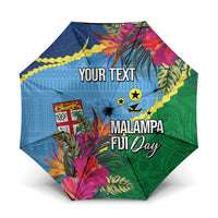 Personalized Malampa Fiji Day Together We Grow Umbrella Special Tapa Mix - Polynesian Pride