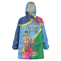 Personalized Malampa Fiji Day Together We Grow Wearable Blanket Hoodie Special Tapa Mix - Polynesian Pride