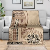 Samoa Siapo Motif Blanket Classic Style LT7 - Polynesian Pride