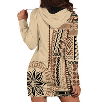 Samoa Siapo Motif Hoodie Dress Classic Style LT7 - Polynesian Pride