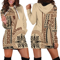 Samoa Siapo Motif Hoodie Dress Classic Style LT7 - Polynesian Pride