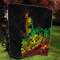 Personalised Reggae Jawaiian Festive Quilt Mix Polynesian