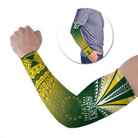 Cook Islands Rugby Custom Arm Sleeves Kuki Avaiki - Polynesian Pride