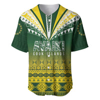 Cook Islands Rugby Custom Baseball Jersey Kuki Avaiki - Polynesian Pride