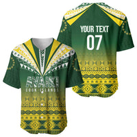 Cook Islands Rugby Custom Baseball Jersey Kuki Avaiki - Polynesian Pride