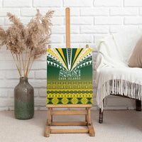 Cook Islands Rugby Canvas Wall Art Kuki Avaiki - Polynesian Pride