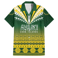 Cook Islands Rugby Custom Family Matching Mermaid Dress and Hawaiian Shirt Kuki Avaiki - Polynesian Pride