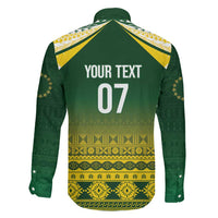Cook Islands Rugby Custom Family Matching Mermaid Dress and Hawaiian Shirt Kuki Avaiki - Polynesian Pride
