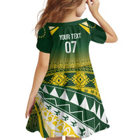 Cook Islands Rugby Custom Family Matching Tank Maxi Dress and Hawaiian Shirt Kuki Avaiki LT7 - Polynesian Pride
