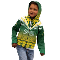 Cook Islands Rugby Custom Kid Hoodie Kuki Avaiki LT7 - Polynesian Pride