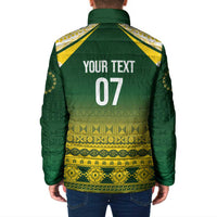 Cook Islands Rugby Custom Padded Jacket Kuki Avaiki - Polynesian Pride