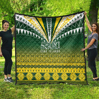 Cook Islands Rugby Quilt Kuki Avaiki - Polynesian Pride