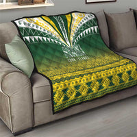 Cook Islands Rugby Quilt Kuki Avaiki - Polynesian Pride