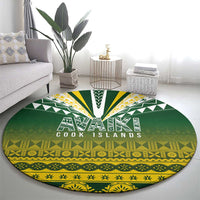 Cook Islands Rugby Round Carpet Kuki Avaiki - Polynesian Pride