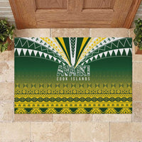 Cook Islands Rugby Rubber Doormat Kuki Avaiki - Polynesian Pride