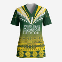 Cook Islands Rugby Custom Scrub Top Kuki Avaiki - Polynesian Pride