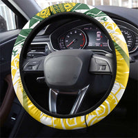 Cook Islands Rugby Steering Wheel Cover Kuki Avaiki - Polynesian Pride