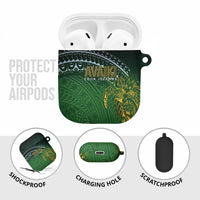 Cook Islands Rugby Kuki Avaiki AirPods Case Tribal Turtle - Polynesian Pride