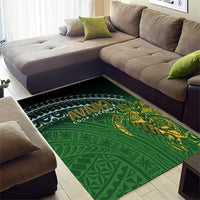 Cook Islands Rugby Kuki Avaiki Area Rug Tribal Turtle LT7 - Polynesian Pride