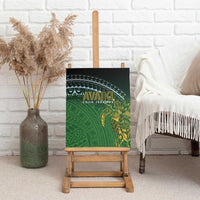 Cook Islands Rugby Kuki Avaiki Canvas Wall Art Tribal Turtle - Polynesian Pride