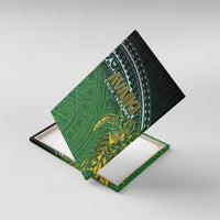 Cook Islands Rugby Kuki Avaiki Canvas Wall Art Tribal Turtle - Polynesian Pride