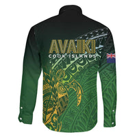 Cook Islands Rugby Kuki Avaiki Family Matching Puletasi and Hawaiian Shirt Tribal Turtle LT7 - Polynesian Pride