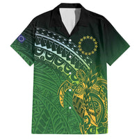 Cook Islands Rugby Kuki Avaiki Family Matching Tank Maxi Dress and Hawaiian Shirt Tribal Turtle - Polynesian Pride