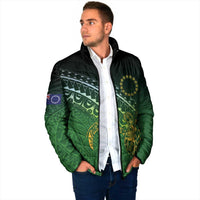 Cook Islands Rugby Kuki Avaiki Padded Jacket Tribal Turtle - Polynesian Pride