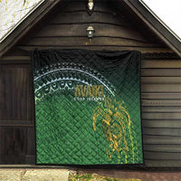 Cook Islands Rugby Kuki Avaiki Quilt Tribal Turtle - Polynesian Pride